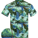 Pixel Paradise Button Down