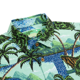 Pixel Paradise Button Down