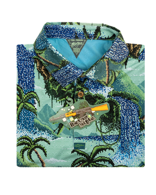 Pixel Paradise Polo