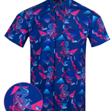 Prehistoric (Blue) Button Down