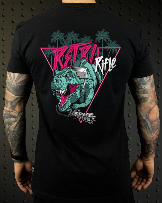 Retro Rifle - Men's T-Shirt - Prehistoric