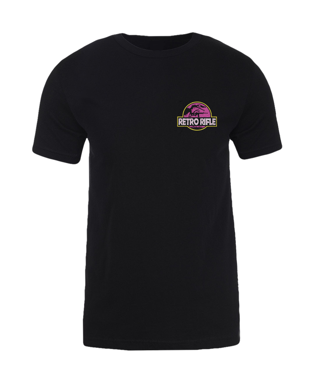 Retro Rifle Tee Retro Rifle - Men's T-Shirt - Dinosaur Tee