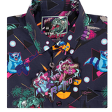 Retro Brawler Button Down