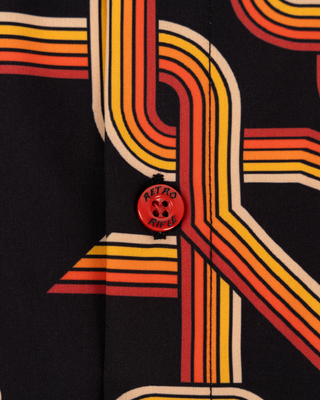 Retro Circuit Button Down