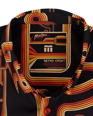 Retro Circuit Button Down