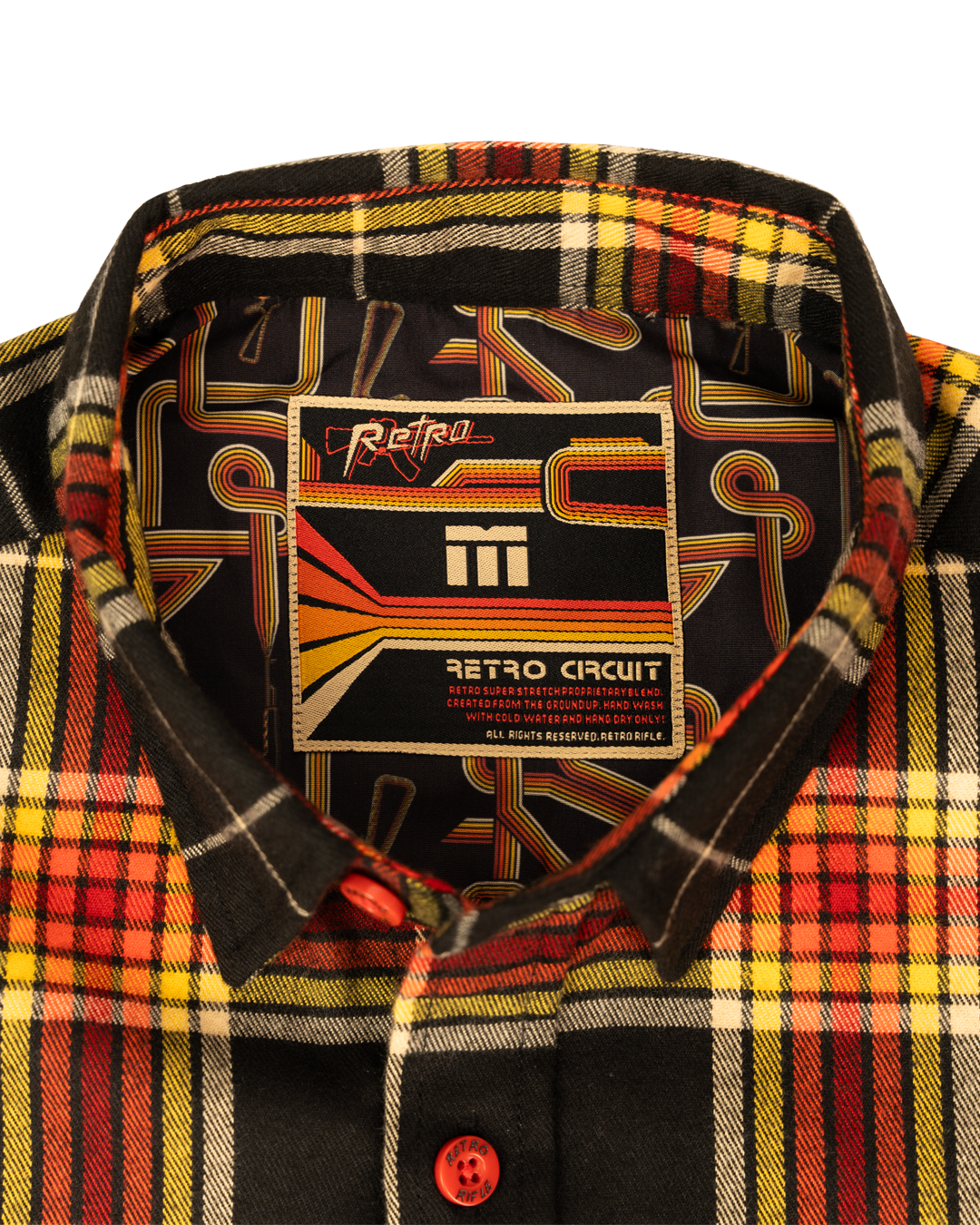 Retro Rifle - Men's Flannel - Retro Circuit