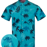 Retro City (Blue) Button Down