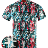 Retro Fighter Button Down