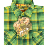 Retro Fighter V2 Flannel