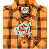 Retro Hunt Plaid Bamboo Button Down