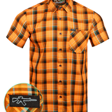 Retro Hunt Plaid Bamboo Button Down