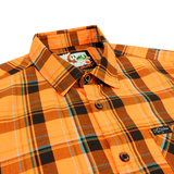 Retro Hunt Plaid Bamboo Button Down