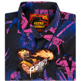 Retro Kombat Button Down