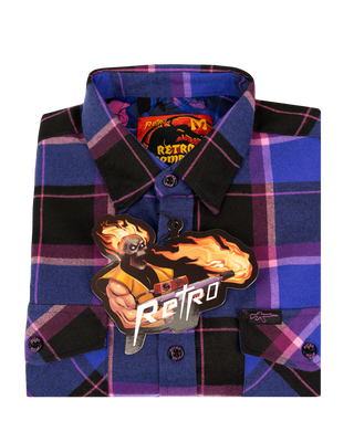 Retro Kombat Flannel