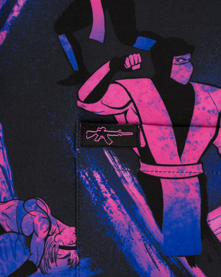 Retro Kombat Button Down