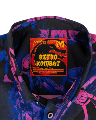 Retro Kombat Button Down