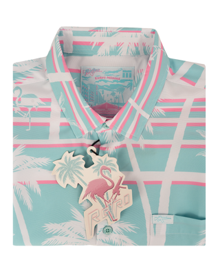 Retro Miami Button Down
