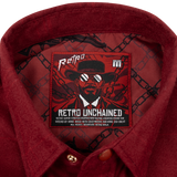 Retro Unchained Flannel (Gold Snaps)
