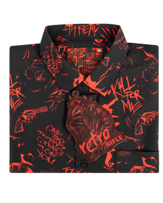 Retro Nightmare Button Down