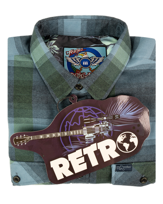 Retro World Flannel