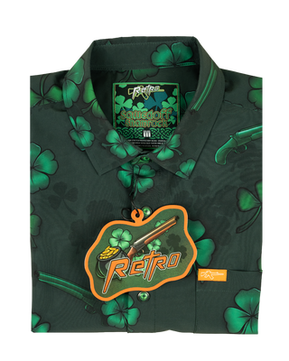 Sawed Off Shamrock Button Down (Shamrock Snaps)