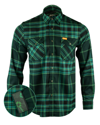 Sawed Off Shamrock Flannel