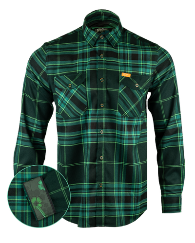 Sawed Off Shamrock Flannel