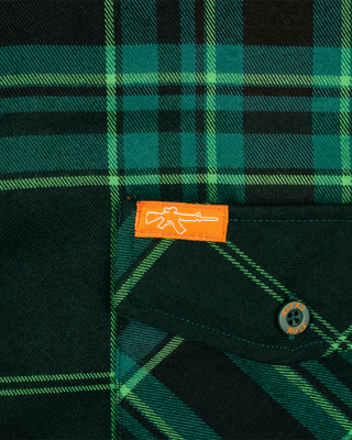 Sawed Off Shamrock Flannel