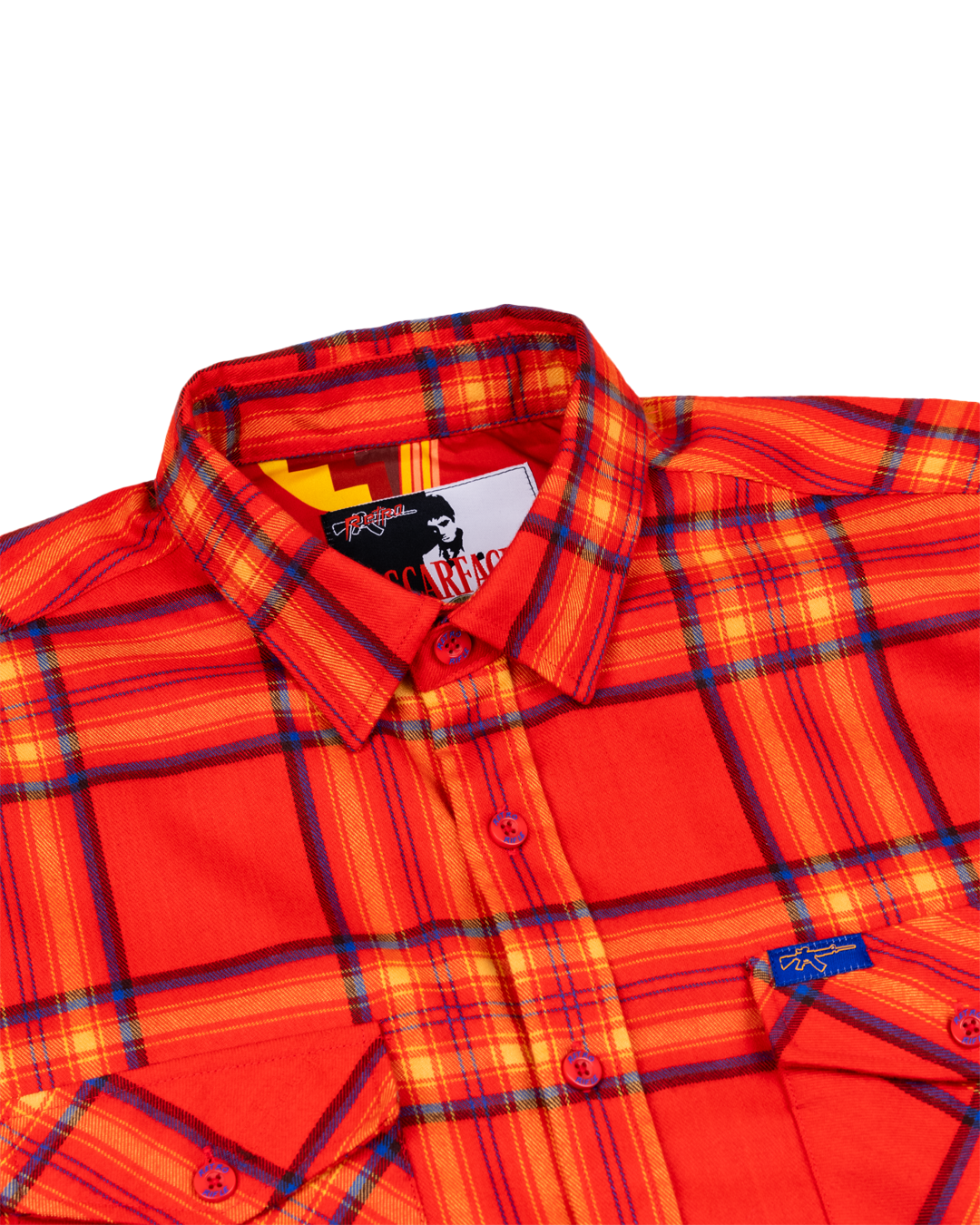 Retro Rifle - Men's Flannel - Scarface Flannel Retro Rifle - Men's Flannel - Scarface Flannel