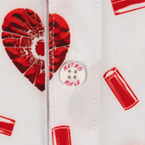 Shattered White Polo
