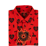 Shattered (Red) Button Down