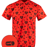 Shattered (Red) Button Down