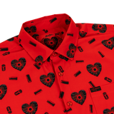 Shattered (Red) Button Down