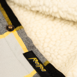 Journeyman Sherpa Flannel (Gray/Yellow)