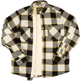 Journeyman Sherpa Flannel (Gray/Yellow)