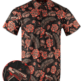 Shotgun Safari V2 (Red/Black) Button Down