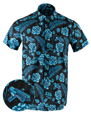 Shotgun Safari V2 (Blue) Button Down