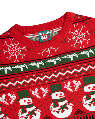Snowman Red Sweater