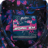 Soak 'Em (Purple) Button Down