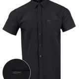 Solid Button Down (Black)