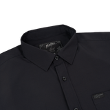 Solid Button Down (Black)