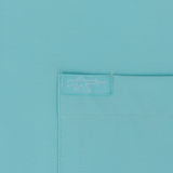Solid Button Down (Cyan)