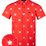 Stars & BARS (Red) Button Down