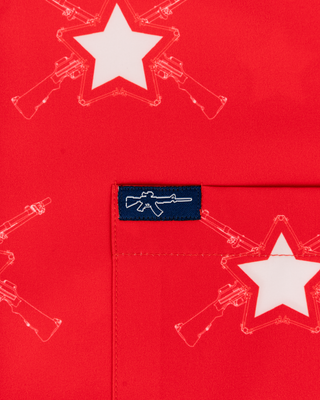 Stars & BARS (Red) Button Down