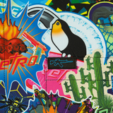 Sticker Bomb V2 Button Down (Pearl Snaps)