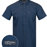 Solid Button Down (Navy)