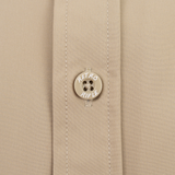Solid Button Down (Tan)