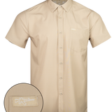 Solid Button Down (Tan)