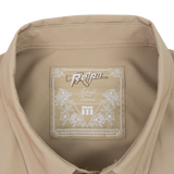 Solid Button Down (Tan)
