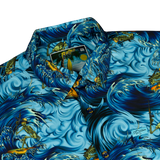 Surfs Up (Blue) Button Down